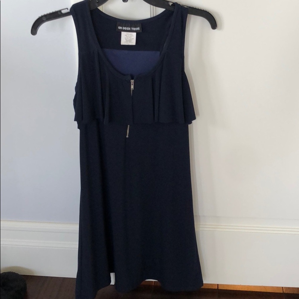 Un deux trois navy dress